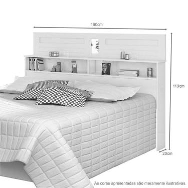 Imagem de Cabeceira Box Casal Florença 1,60 Malbec - Vitamov 0530593