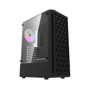 Imagem de Gabinete Gamer Aigo DarkFlash DK300, Mid-Tower, Lateral de Vidro, Com 