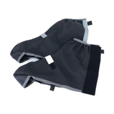 Imagem de Vaveren Capas para sapatos, capas para botas com tiras refletivas, galochas impermeáveis reutilizáveis, protetor de sapatos para atividades ao ar livre, Xl
