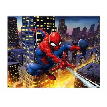 Imagem de Painel decoração TNT GIGANTE 1,40m festa Homem Aranha - PIFFER
