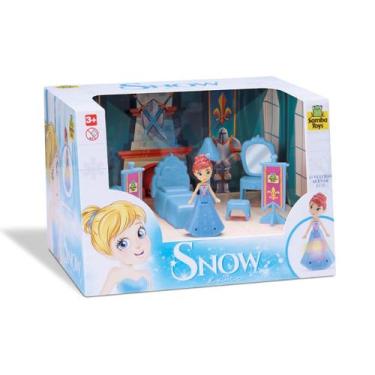 Imagem de Judy Home Quarto Princesa Snow com Boneca - Samba Toys