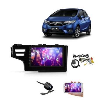 Imagem de Mp5 9 polega Multimidia Moldura WIFI GPS Honda Fit 2015 2016 - Sp. Rep