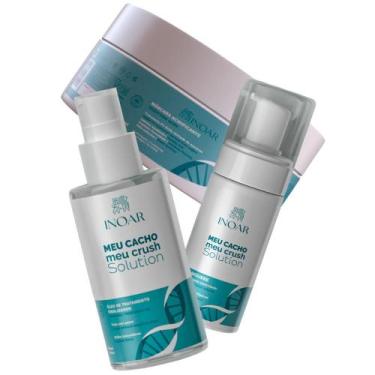 Imagem de Kit Máscara + Mousse + Óleo Meu Cacho Meu Crush Solution Inoar