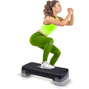 Imagem de Step Antiderrapante Ajustável Treino Funcional Aeróbico Fit - MBfit