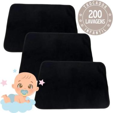 Imagem de 3 pcs Trocadores Portáteis 70x50 Bebê Absorvente Acolchoado Multiuso -