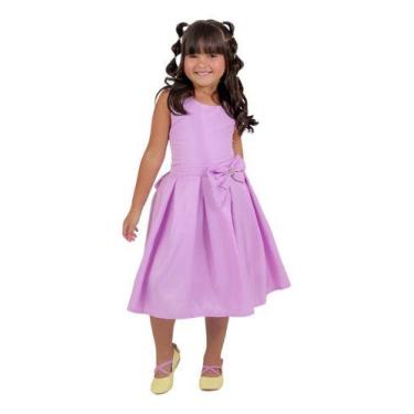 Imagem de Vestido infantil juvenil simples menina natal presente ano novo casame