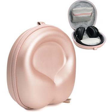 Imagem de Capa protetora para Skullcandy Hesh, Hesh 2, Grind, Uproar; MPOW, também para Dylan, iFecco, iFetta, Picun P7, BestGot, Sound Intone CX-05 e Leesentec T1, Rose Gold, Compact Size