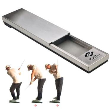 Imagem de THE GOLFER STORE Auxílio de treinamento de swing de golfe, pedal de gravidade de perna de balanço, rotação de quadril de precisão, exercitador de correção de postura de balanço de golfe