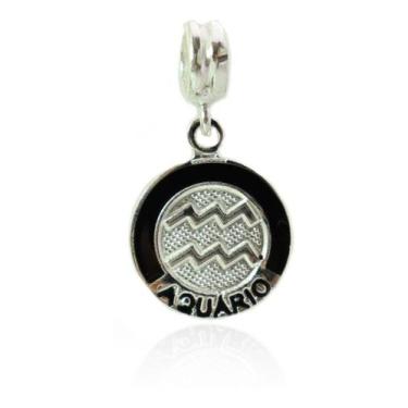 Imagem de Berloque Charm Signo Zodiaco Prata Legitima 925 - Lojas La&Ny, 2, Prat