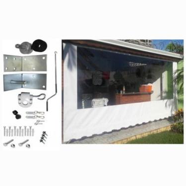 Imagem de Toldo Cortina Retrátil completo Medidas: 2,50m x 2,60m Alta Resistênci