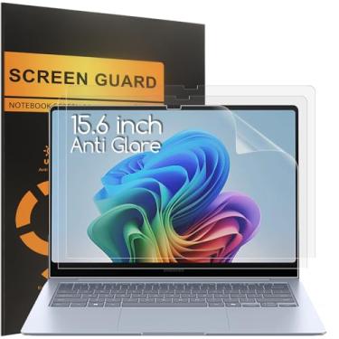 Imagem de KEANBOLL Pacote com 3 projetado para laptop Samsung Galaxy Book5 360 / Galaxy Book4 360 / Galaxy Book4 de 15,6 polegadas, protetor antirreflexo e antiimpressão digital (fosco)