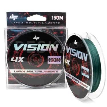 Imagem de Linha Multifilamento Albatroz Vision 4X 45lb 0,32mm 150M, Vision verde