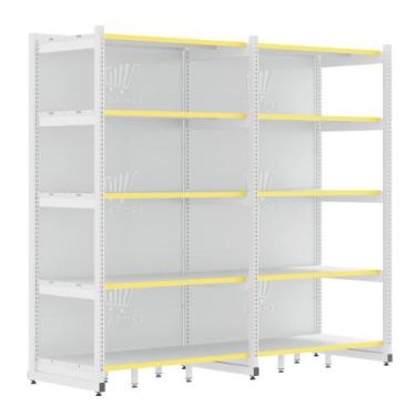 Imagem de Rack Fit Parede 1 Inicial E 1 Continuação 2,02X0,90X0,60 5 Bandejas Am
