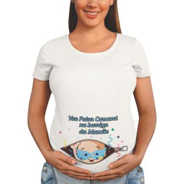 Imagem de Bata Gestante Carnaval 2021 Grávida Bebê Menino Branca - Del France, M