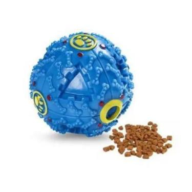 Imagem de Bola Porta Petisco Ração Para Cachorros Bolinha Interativa com Som - m