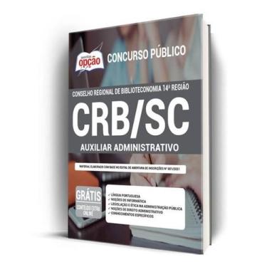 Imagem de Apostila CRB-SC - Auxiliar Administrativo - Apostilas Opção