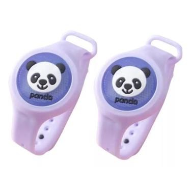 Imagem de Pulseira infantil com repelente - Sem marca, Lilás