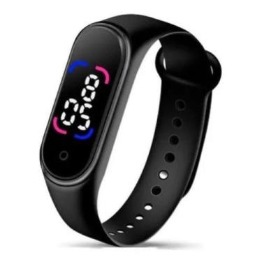 Imagem de Relógio de Pulso Masculino Ascension Digital A Prova D'agua, Preto, Ún