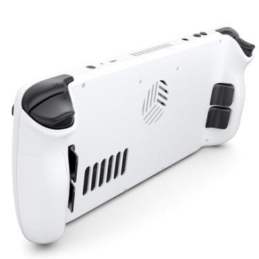 Imagem de JSAUX Back Plate Vents Version Compatible with Steam Deck LCD, DIY Replacement Full Shell Case Compatible with Steam Deck LCD [White]