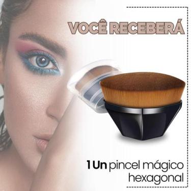 Imagem de Kit Espátula Paleta Pincel Para Mistura De Maquiagem Base Corretivo - 