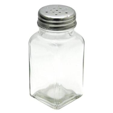 Imagem de Saleiro de Mesa Vidro C/Inox Cozy 70ml  - Casaroom