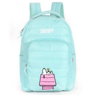 Imagem de Mochila Escolar Infantil Menina Bolsa Sacola Juvenil Snoopy - Luxcel, 