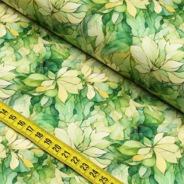 Imagem de Tecido Estampado Para Patchwork - Devaneio Verde 5 (0,50x1,50) - Fabri