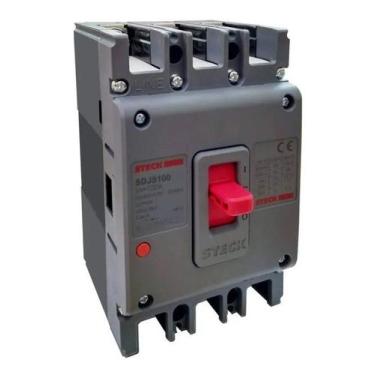 Imagem de Disjuntor Steck Caixa Moldada Tripolar 100A 690V