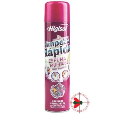 Imagem de Espuma De Limpeza Total Rápida Do Seu Banheiro 400ml - Higisol