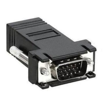 Imagem de Adaptador Extensor Vga Video Via Cabo Rede Rj45 - Unidade - NOVA VOO