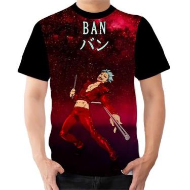 Imagem de Camiseta Camisa Ads Nanatsu no taizai sete pecados Ban Ganância 2 - Fa