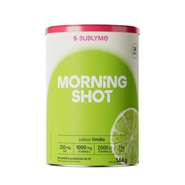 Imagem de Morning Shot sabor Limão - Classic Size (144g) - Sublyme | Suplemento em Pó com Vitamina C, Vitamina D, Própolis e Cúrcuma | Efeito Anti-Inflamatório, Auxílio à Imunidade, Ação Antioxidante, Aporte de Vitaminas e Minerais.