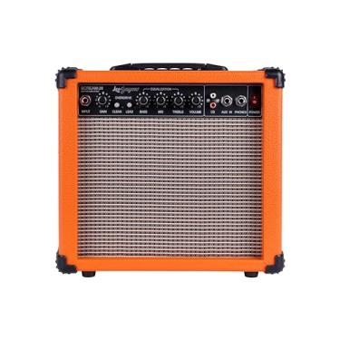 Imagem de Leo Jaymz Amplificador de guitarra elétrica de 20w - canal limpo e de distorção - equalização de 3 bandas e entrada de linha de CD - estúdio de gravação, sala de prática, pequeno pátio (6,5"
