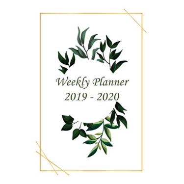 Imagem de Weekly Planner 2019-2020: Monthly Planner Schedule - 1 week at a glance - Calendar with Checklists and Notes Daily To Do’s Academic Organizer Small ... Cute Day Planer School Simple Modern Teacher