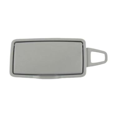 Imagem de QccHieUs Capa de Espelho de Vaidade para Viseira de Sol Espelho de Maquiagem Capa de Espelho Interior para Ml/gl W166 C-class W205, Cinza Esquerdo, Tamanho real