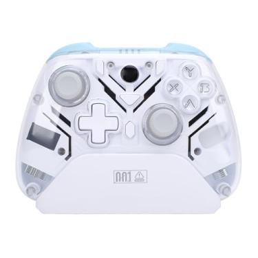 Imagem de Controlador de PC, Controlador de Jogo 2.4G Sem Fio Com Hall Trigger e Turbo Burst, Controlador de Jogo BT Multifuncional Com Luz RGB para para Android para Steam Deck