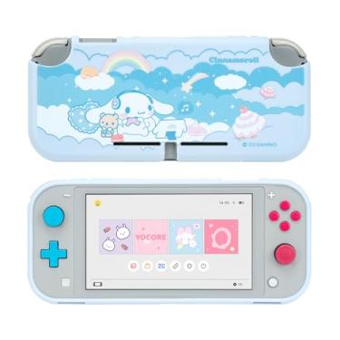 Imagem de YOCORE Capa protetora para Nintendo Switch Lite, linda capa fina com absorção de choque e anti-arranhões, capa fina para acessórios Switch Lite - azul