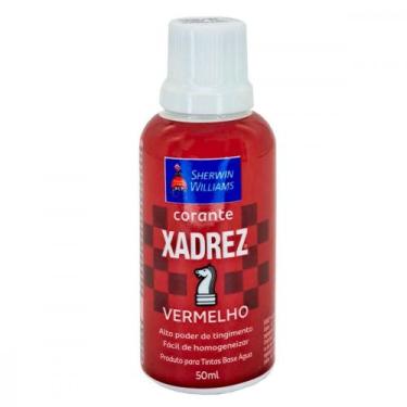 Imagem de Corante Para Tinta Xadrez Vermelho (50Ml) - Kit C/12 Pecas - SHERWIN W