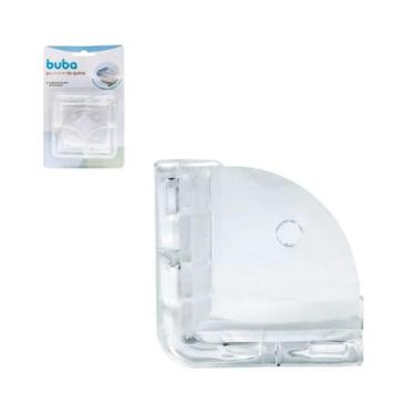 Imagem de Kit 04 Protetores de Quina Canto Transparente fita 3M Buba
