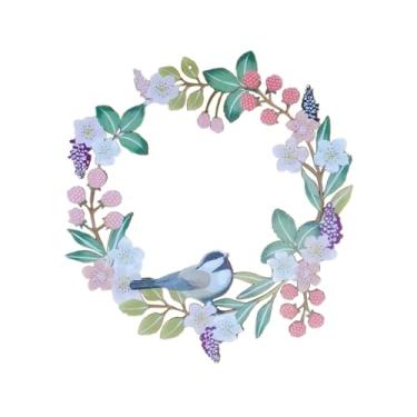 Imagem de Generic Garland espingarda de flores Flores Wreath Christmas, Simulação, Decoração de Casa, Decoração da Fazenda Arte da Parede da parede aço inoxidável, B