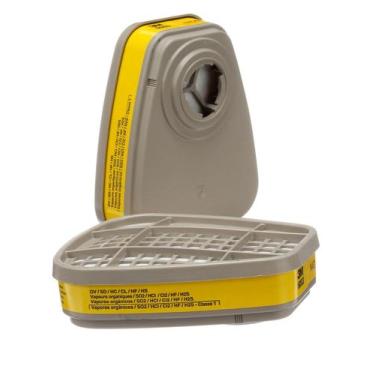 Imagem de Cartucho para Vapores Orgânicos  e Gases Ácidos 3M 6003 Par