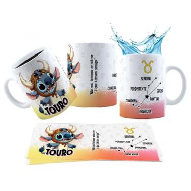 Imagem de Caneca 325ml Stitch Signos - LARANJA E MIMOS
