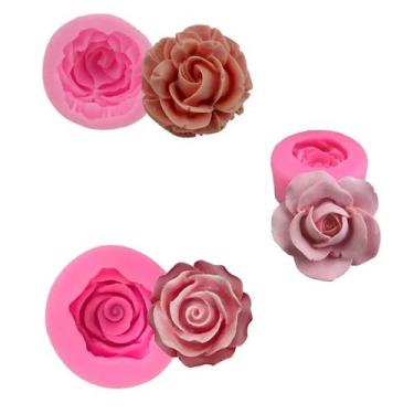 Imagem de Molde de Silicone 3D para Flores - Ideal para Chocolate, Fondant e Bol