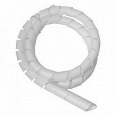 Imagem de Organizador De Fios Japones 10Mm 3/8''X1M Branco - Overtime, Branco