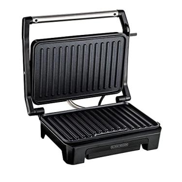 Imagem de BLACK+DECKER Grill Elétrico com Prensa, com Acabamento Inox, 800W, Modelo G1200, 110V