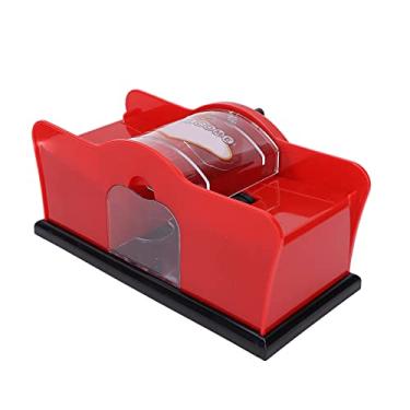 Imagem de Ejoyous Baralhador manual de cartas, 1 a 2 baralhos, ferramenta de embaralhamento de cartas de pôquer, cartas de cassino, embaralhador manual para UNO, jogos de pôquer, fase 10, blackjack, rummy