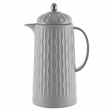 Imagem de Garrafa Termica Cinza Vet Line 1 Litro Para Cha Cafe Com Vedação - Mim