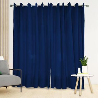 Imagem de Cortina Manu Janela Sala e Quarto 2,30 x 1,70 Várias Cores - DH Enxova