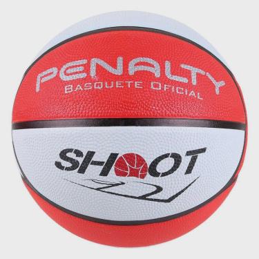 Imagem de Bola De Basquete Penalty Shoot X Vermelho E Branco
