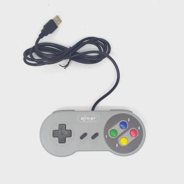 Imagem de Controle Joystick Usb Super Nintendo Para Pc notebook com fio modelo novo